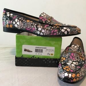 Sam Edelman  Loraine Black floral snake print shoe
